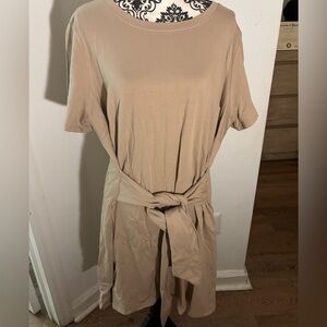 Terra & Sky Tan and Black Dress